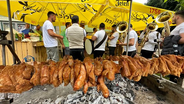 Lučani Guča Hajduk fest hajdučki ćevap  u Guči