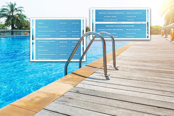 Bazen karte cene Bazen karte cene