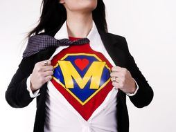 Super mama, deca, mama