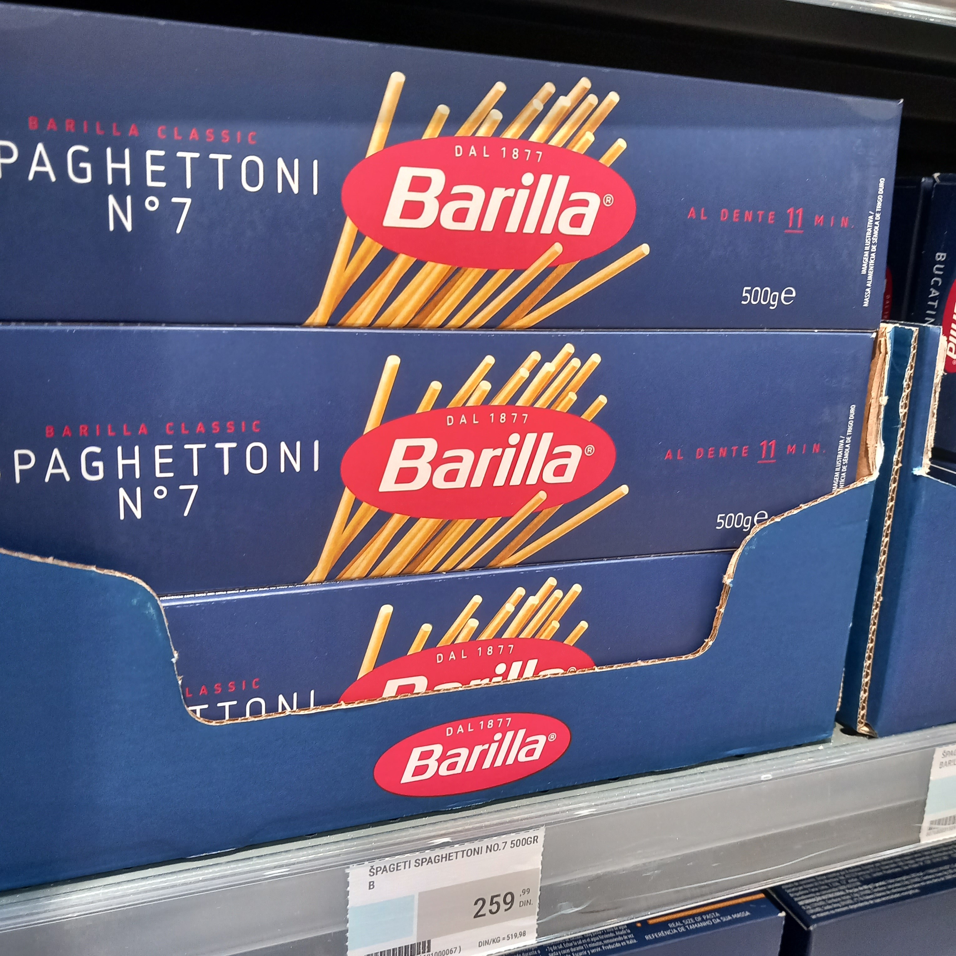 Cena špageta i makarona u supermarketima u Srbiji - Telegraf Biznis