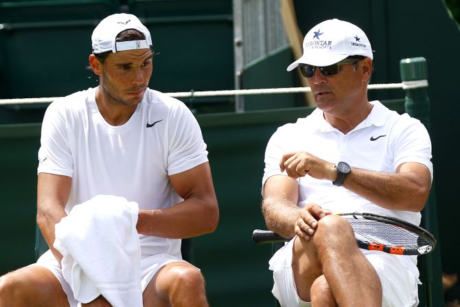 Rafael i Toni Nadal Vimbldon