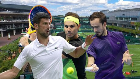 Vimbldon Novak Đoković, Rafael Nadal i Danil Medvedev