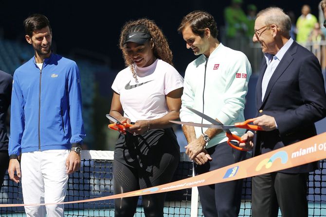 Novak Đoković, Serena Vilijams, Rodžer Federer