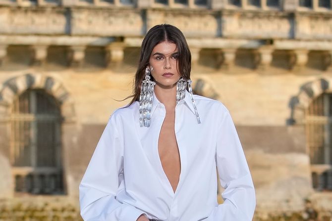 Kaja Gerber na Nedelji visoke mode u Parizu Kaja Gerber na Nedelji visoke mode u Parizu