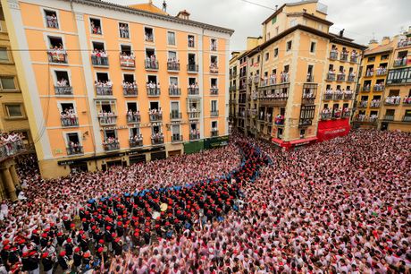 Španija Pamplona festival borba bikovi