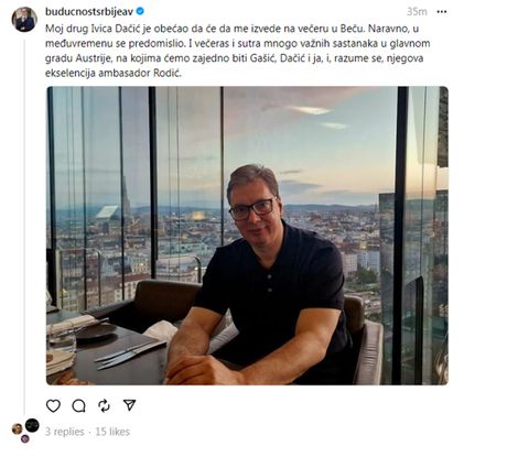 Aleksandar Vučić Beč Aleksandar Vučić Beč