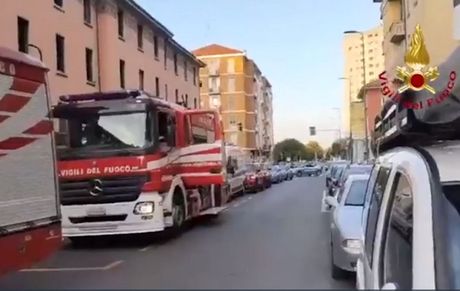 Požar starački dom Milano Italija Požar starački dom Milano Italija