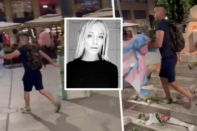 Noa Milivojev, cveće, vandalizam