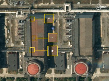 Novi satelitski snimci pokazuju nepoznate oblike u ukrajinskoj nuklearnoj elektrani Zaporožje, Zaporizhzhia