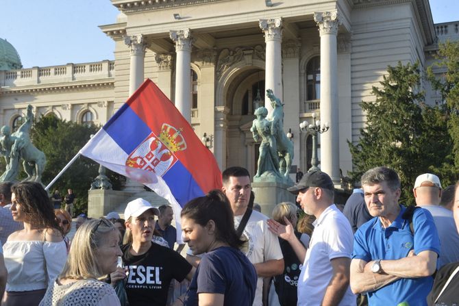 Deseti protest Srbija protiv nasilja