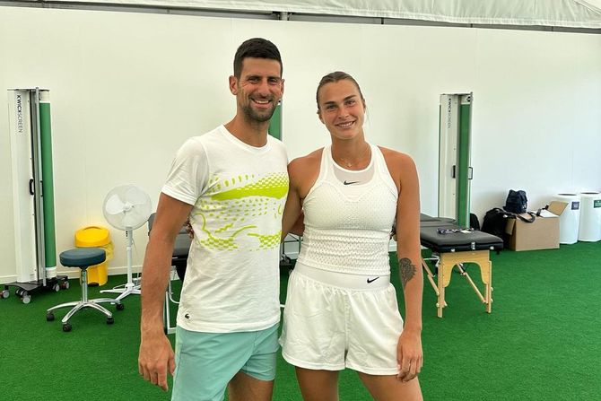 Arina Sabalenka, Novak Đoković, Vimbldon 2023