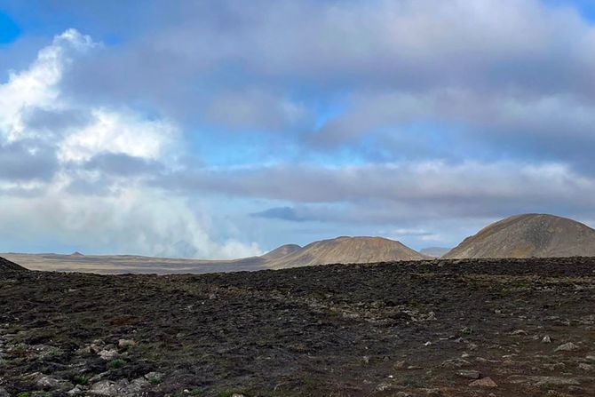 Island vulkan  Litli Hrutur erupcija