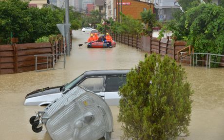 Rusija Krasnodar region poplave