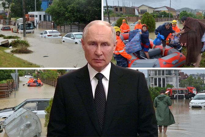 Rusija Krasnodar region poplave i Vladimir Putin