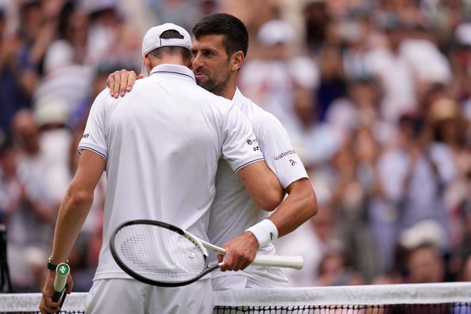 Novak Đoković i Hubert Hurkač