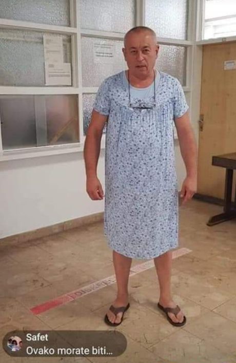 Mostar Mostarac PIO fond zabrana šorc haljina muškarac penzioner