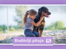 Roditelji pitaju, devojčica i pas