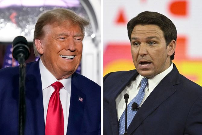 Donald Tramp, Ron Desantis