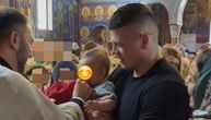 Radanović odveo petomesečnog sina na prvi pričest: Maleni Damjan u Slobinim rukama - slike koja topi srca