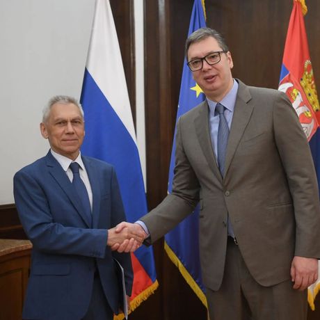 Aleksandra Vučić, Ambasador Ruske Federacije Bocan Harčenko