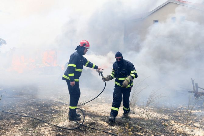 Hrvatska Šibenik Požar Hrvatska Šibenik Požar