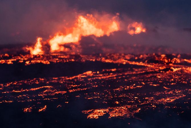 Erupcija vulkana kod Rejkjavika, Island