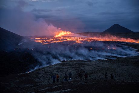 Erupcija vulkana kod Rejkjavika, Island