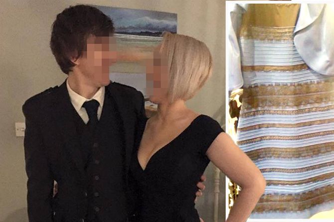 Kir Džonston Keir Johnston i Grejs plava, zlatna haljina Kir Džonston Keir Johnston i Grejs plava, zlatna haljina