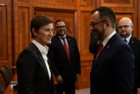 Ana Brnabić i ministrom narodne vlasti za spoljne poslove Bolivarske Republike Venecuele Ivan Hil Pinta