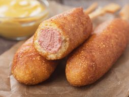 corn dog, korn dog, viršle u testu