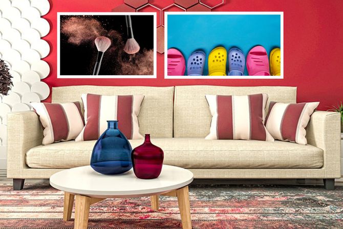 Sofa, kroksica Kroks, crocs papuče i šminkanje Sofa, kroksica Kroks, crocs papuče i šminkanje