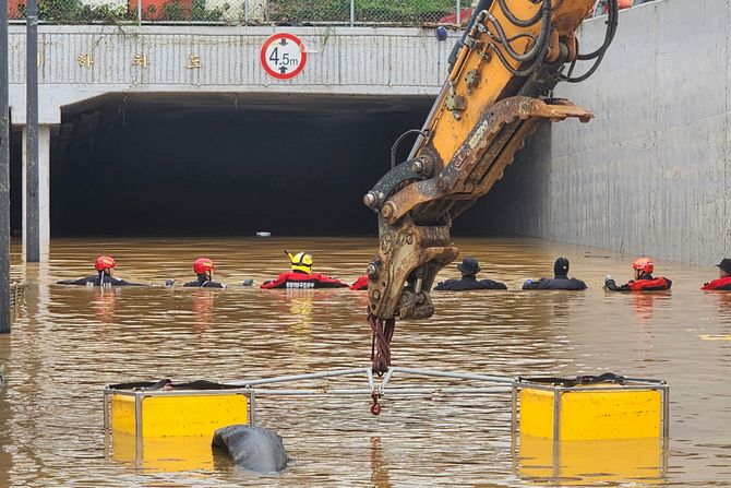 Južna Koreja poplave