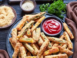 tikvice, pomfrit od tikvica, štapići od tikvica, pohovane tikvice