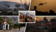 Treći dan borbe sa požarima u Grčkoj: Buknulo na Kritu i Rodosu, vatra sve bliža auto-putu kod Atine