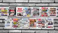 NASLOVNE STRANE SUTRAŠNJIH NOVINA: Prelistavanje štampe za petak, 21. jul 2023. godine