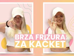 Kačket, frizura sa kačketom, brzi trik sa kačketom