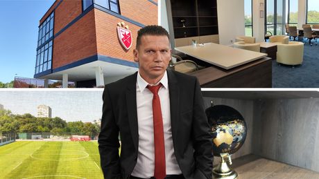 Kancelarija Baraka Bahara i nove prostorije FK Crvena zvezda