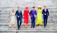 Pripadnice belgijske kraljevske porodice odaju počast bojama zastave: Zablistale u monohromatskim izdanjima