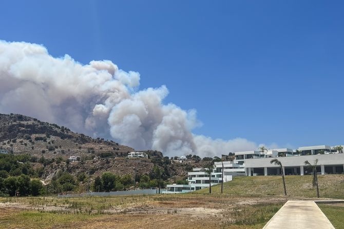 Grčka Rodos požar