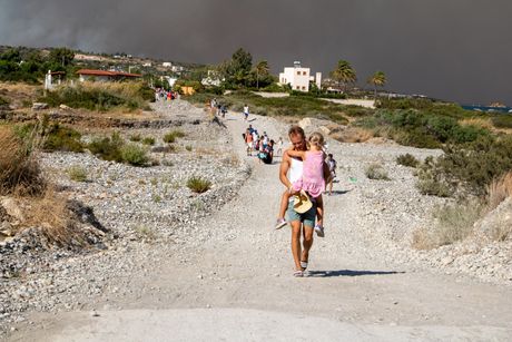 Grčka Rodos požar