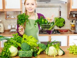 lisnato povrće, povrće, zeleno lisnato povrće. kuhinja