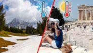 Sneg zavejao Alpe, Jadranu prete supećelijske oluje, a kod nas 40°C: Kakvo vreme danas čeka Balkan?