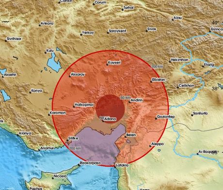 Zemljotres Turska Adana