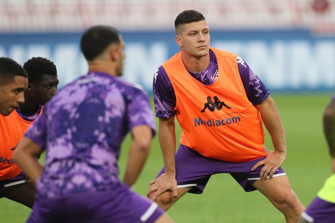 Luka Jović, Fiorentina - Crvena zvezda