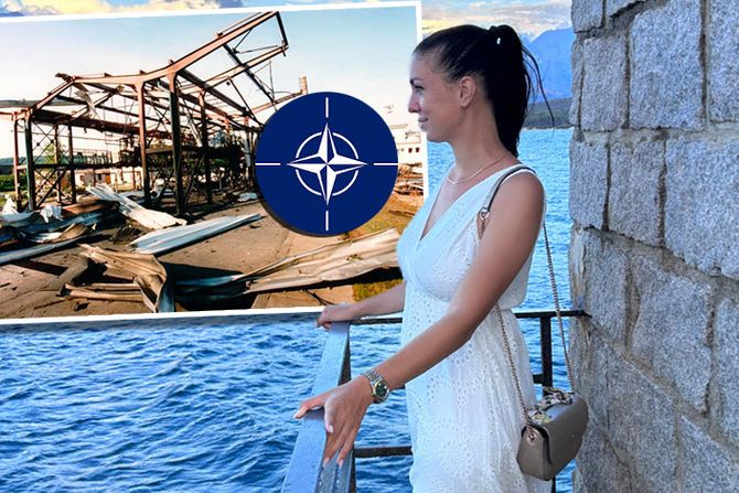 Sandra Kljajuć, NATO bombardovanje Srbije