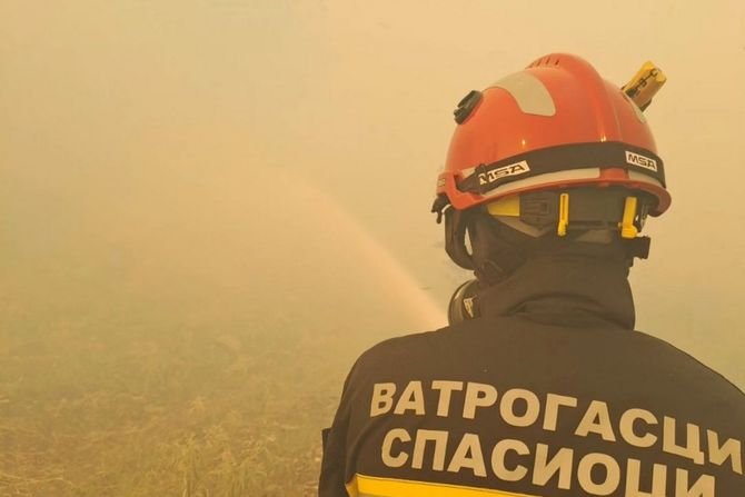 Grčka požar Srbija MUP vatrogasci pomoć Volos Nea Anhialos