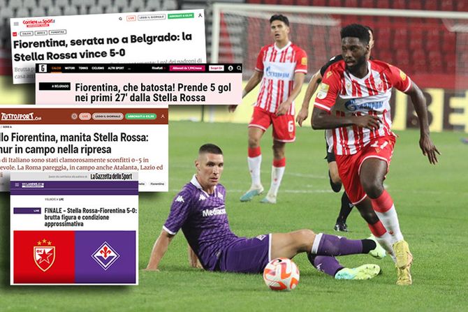 Italijanski mediji od Zvezda - Fiorentina