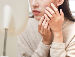 eksem, bolest, koža, lice, svrab