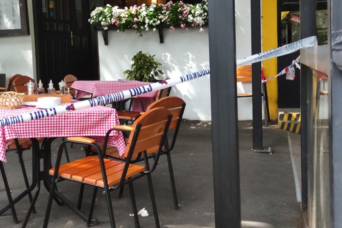 Restoran Staro Užice, Autokomanda, pucnjava