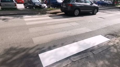 Grbavica Sarajevo Pešački Prelaz Zebra